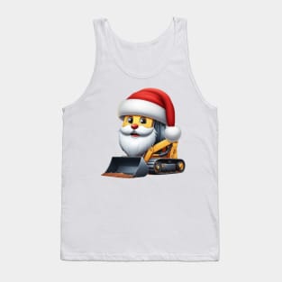 Skid Loader Santa Claus Tank Top